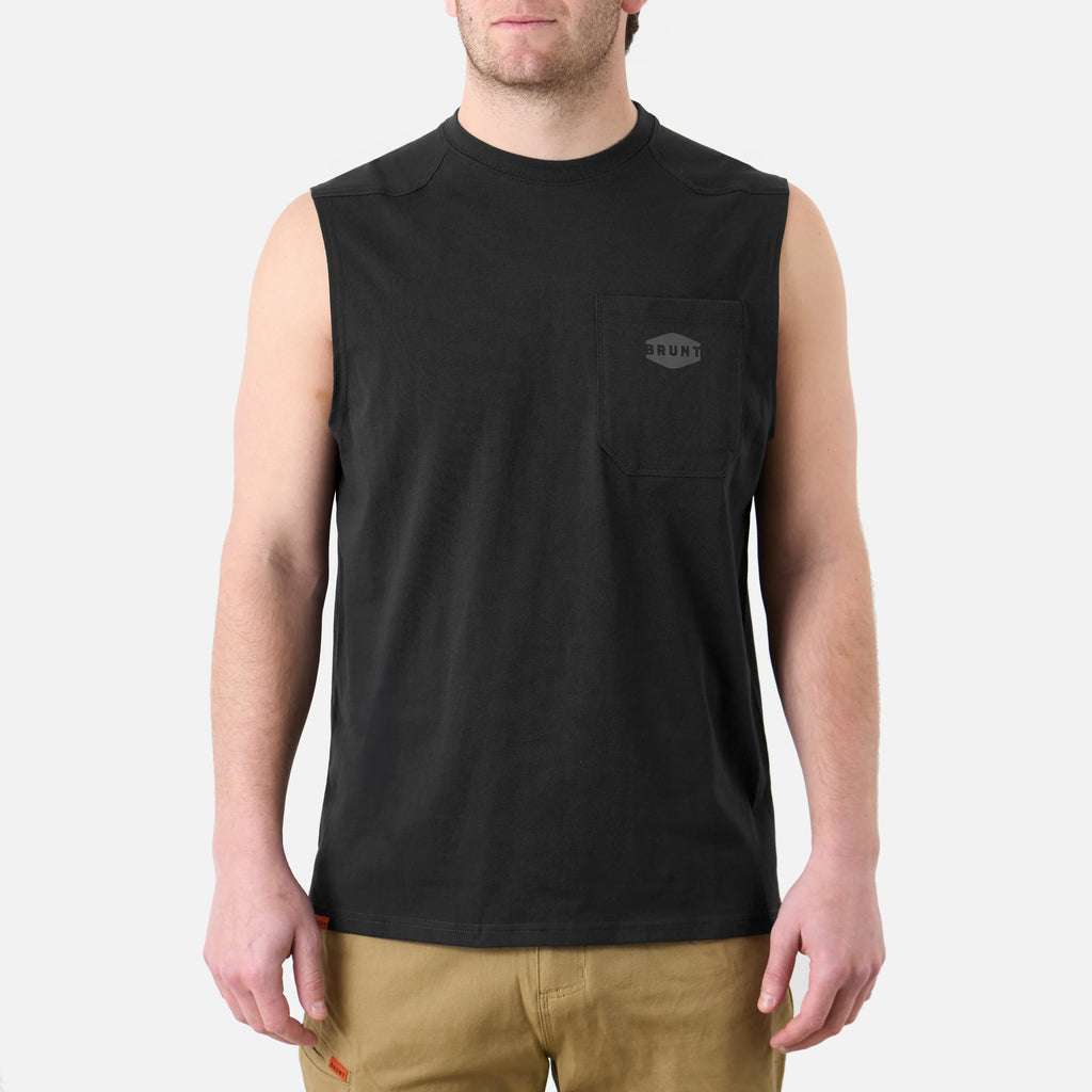 The Martin Sleeveless Pocket Tee